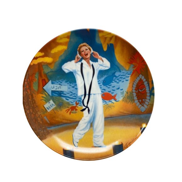 Knowles 1988 "Honey Bun" South Pacific Collectors Plate By Elaine Gignilliat - Picture 1 of 4